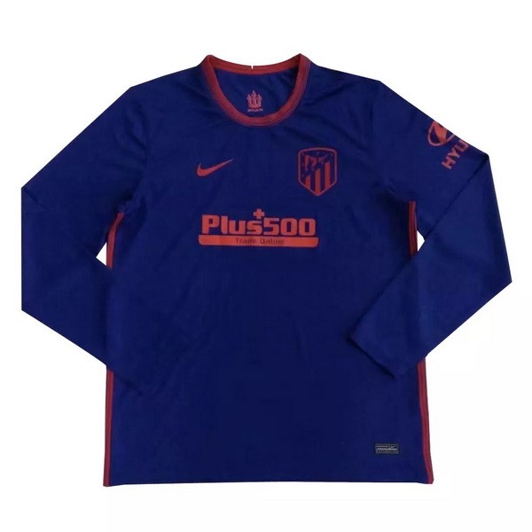 Thailande Maillot Football Atletico Madrid Exterieur ML 2020-21 Bleu